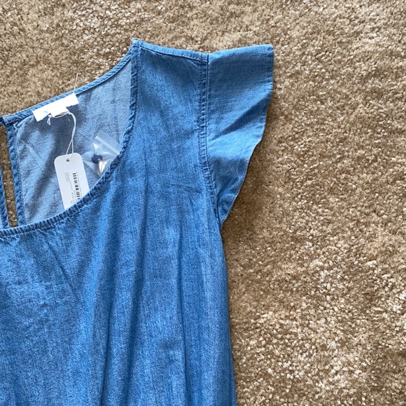 NWT - denim jumpsuit - Size: L - Picture 5 of 10